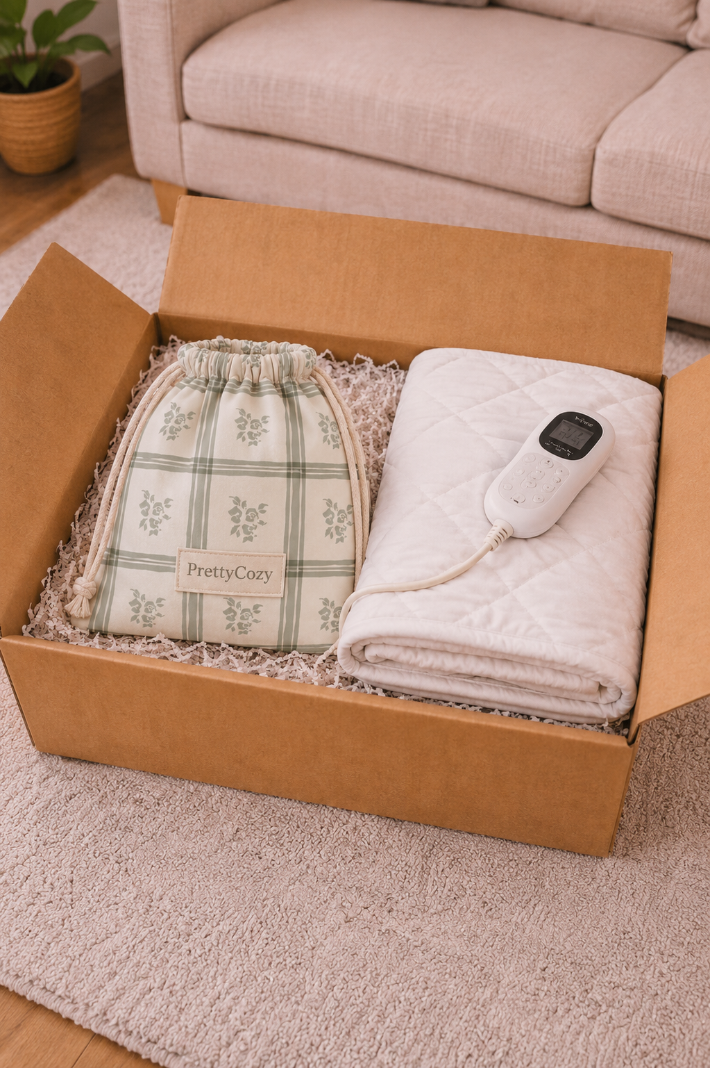 Pre-Order The PrettyCozy Heated Blanket Bundle- 1 Cover + 1 Insert