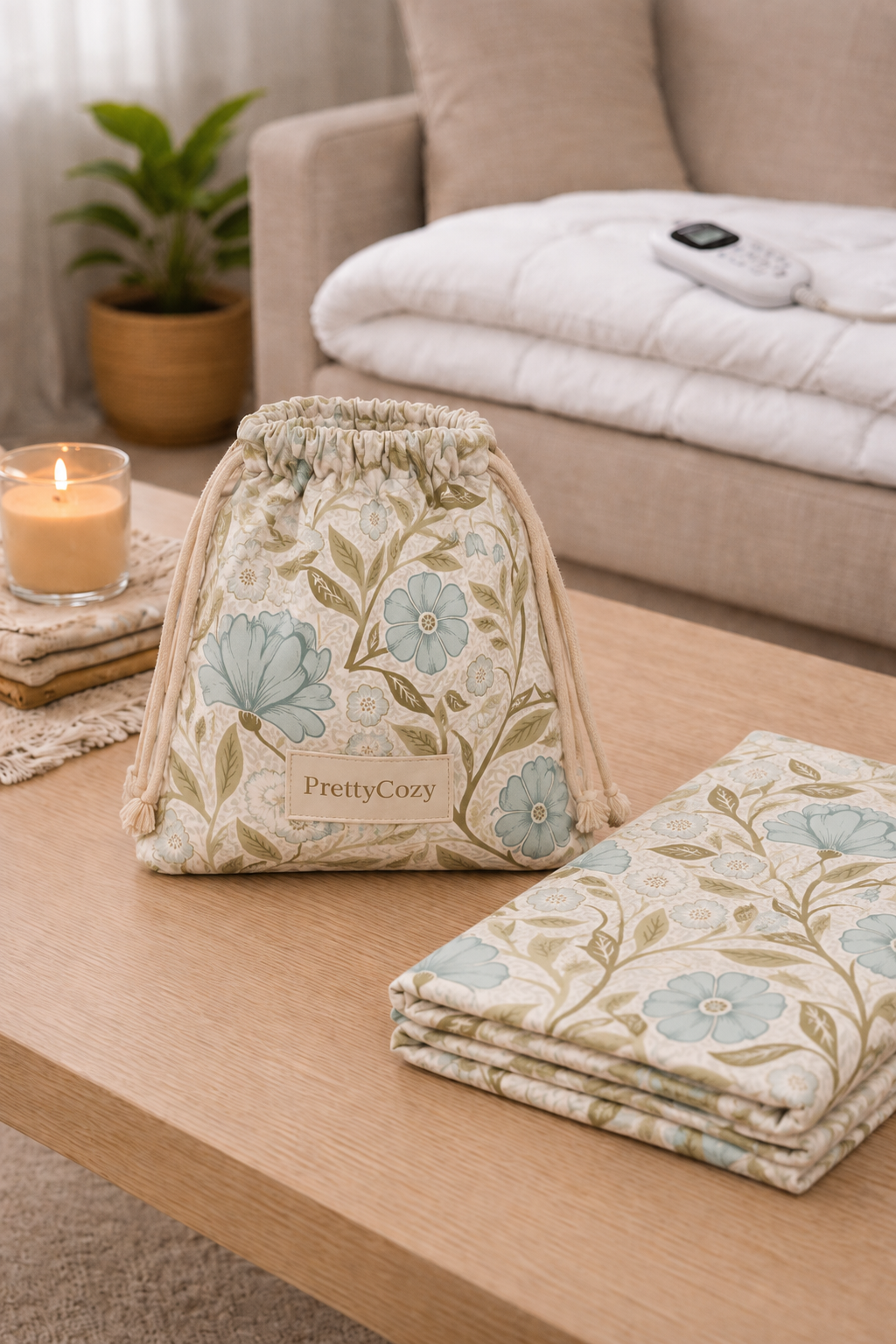 Pre-Order The PrettyCozy Heated Blanket Bundle- 2 Covers + 1 insert