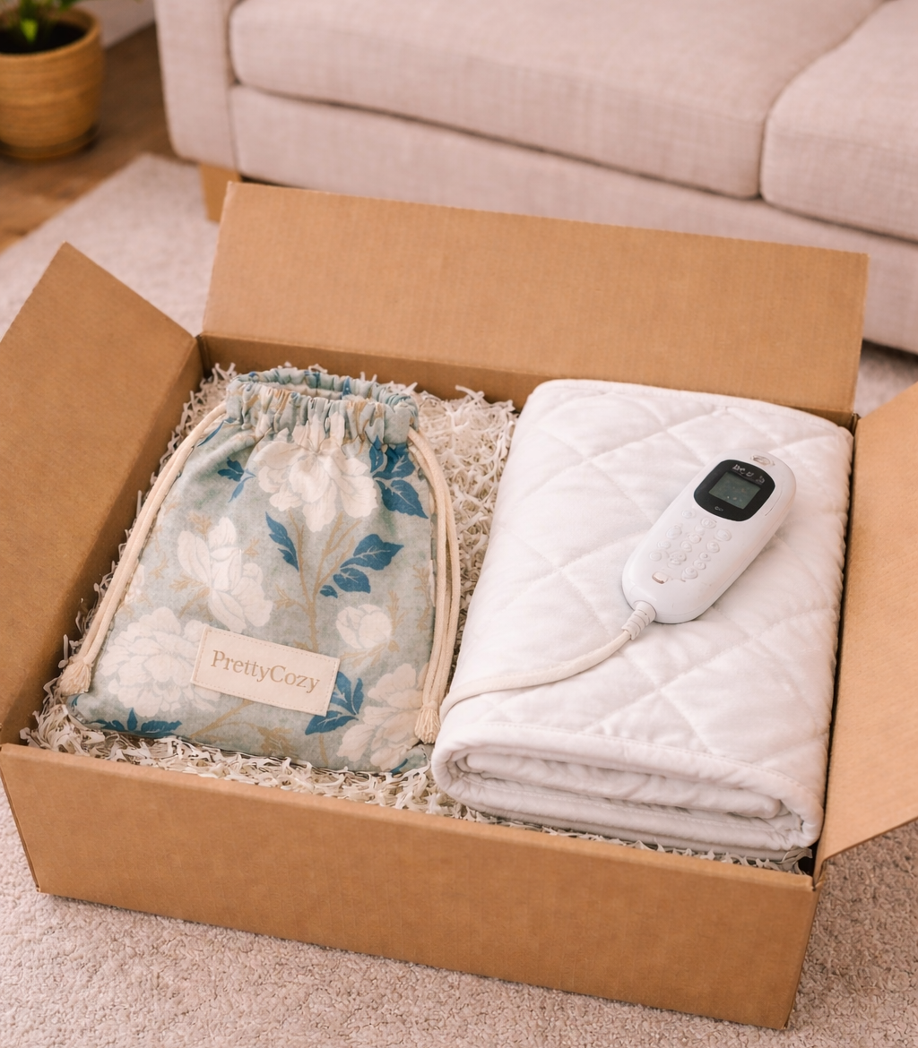 Pre-Order The PrettyCozy Heated Blanket Bundle- 1 Cover + 1 Insert